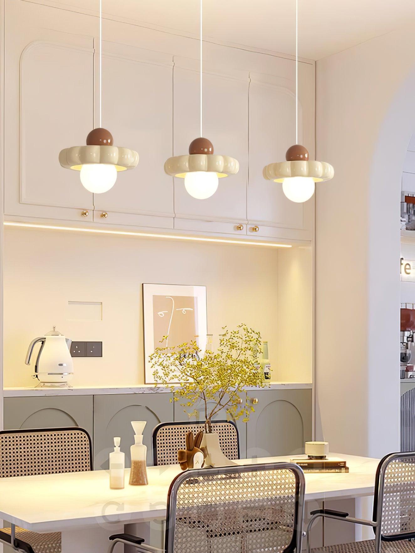 Cream Cloud Pendant Lamp - Lumpaz