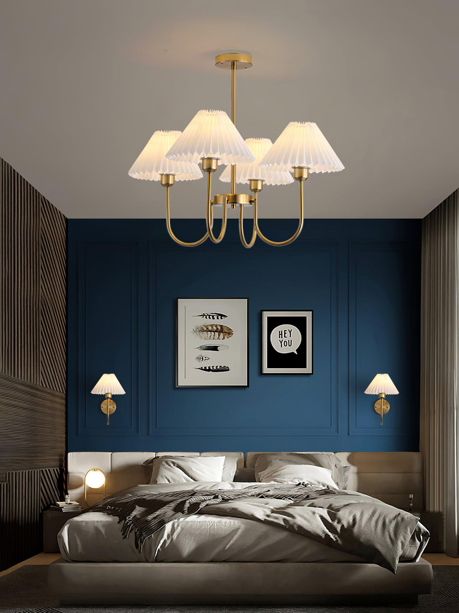 Lenore Pleated Chandelier - Lumpaz