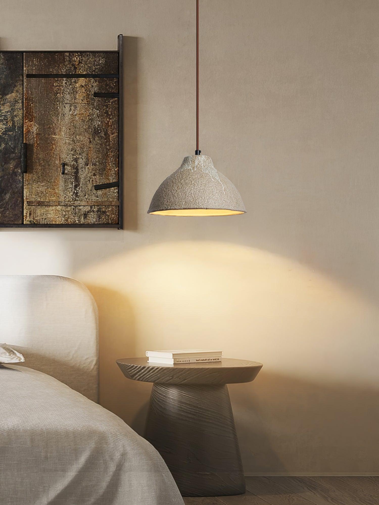 Raku Retro Ceramic Pendant Lamp - Lumpaz