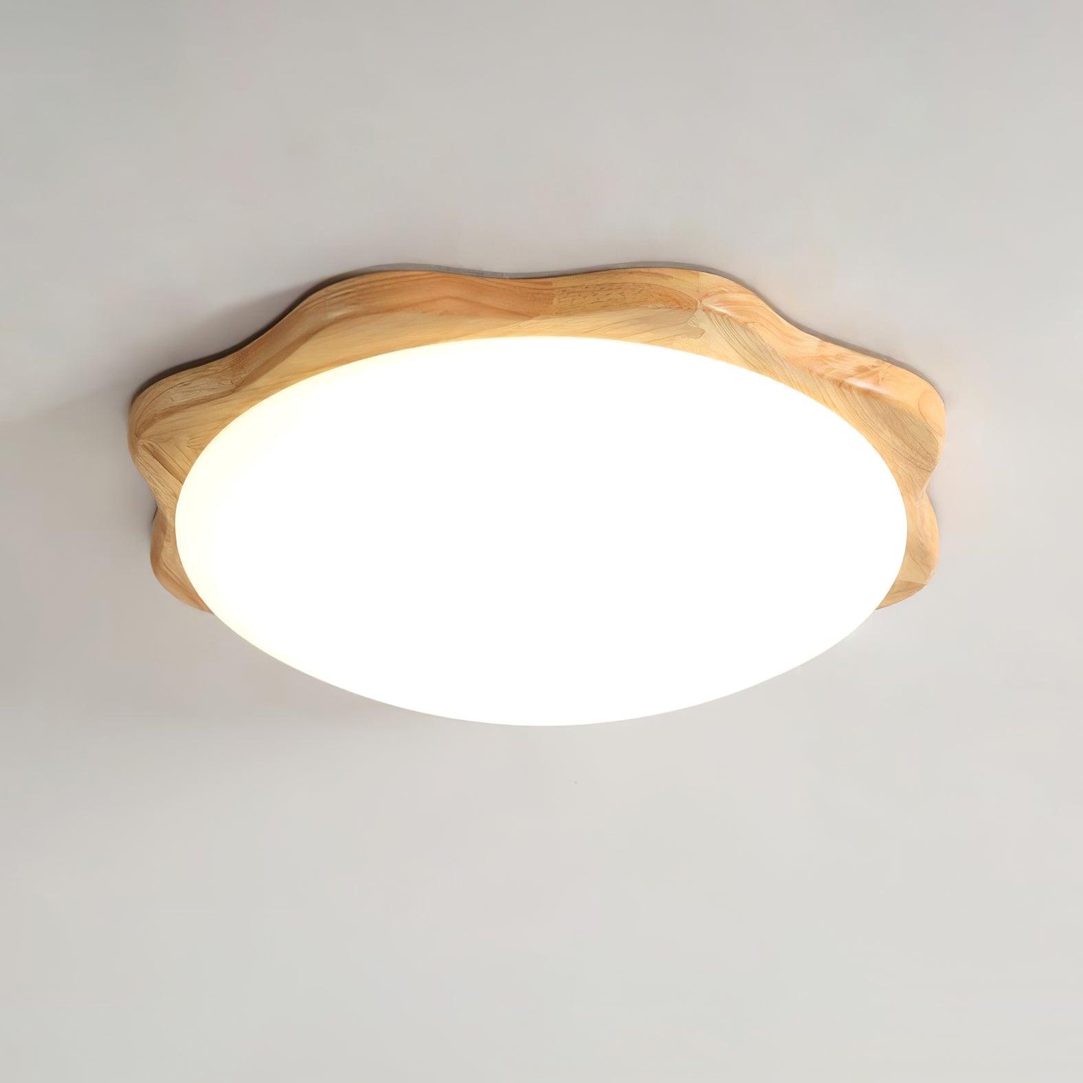 Drum Wood Ceiling Lamp - Lumpaz