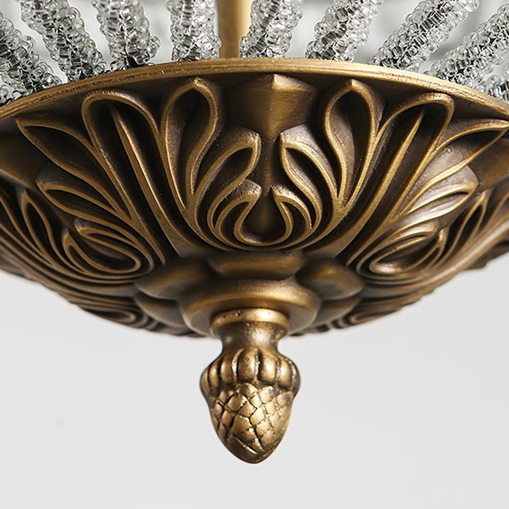 Traditional Gold Globe Chandelier - Lumpaz