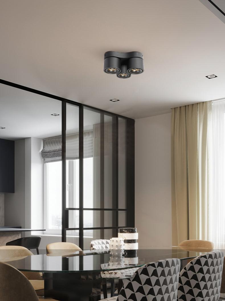 Rotating Folding Three Head Spotlight - Lumpaz