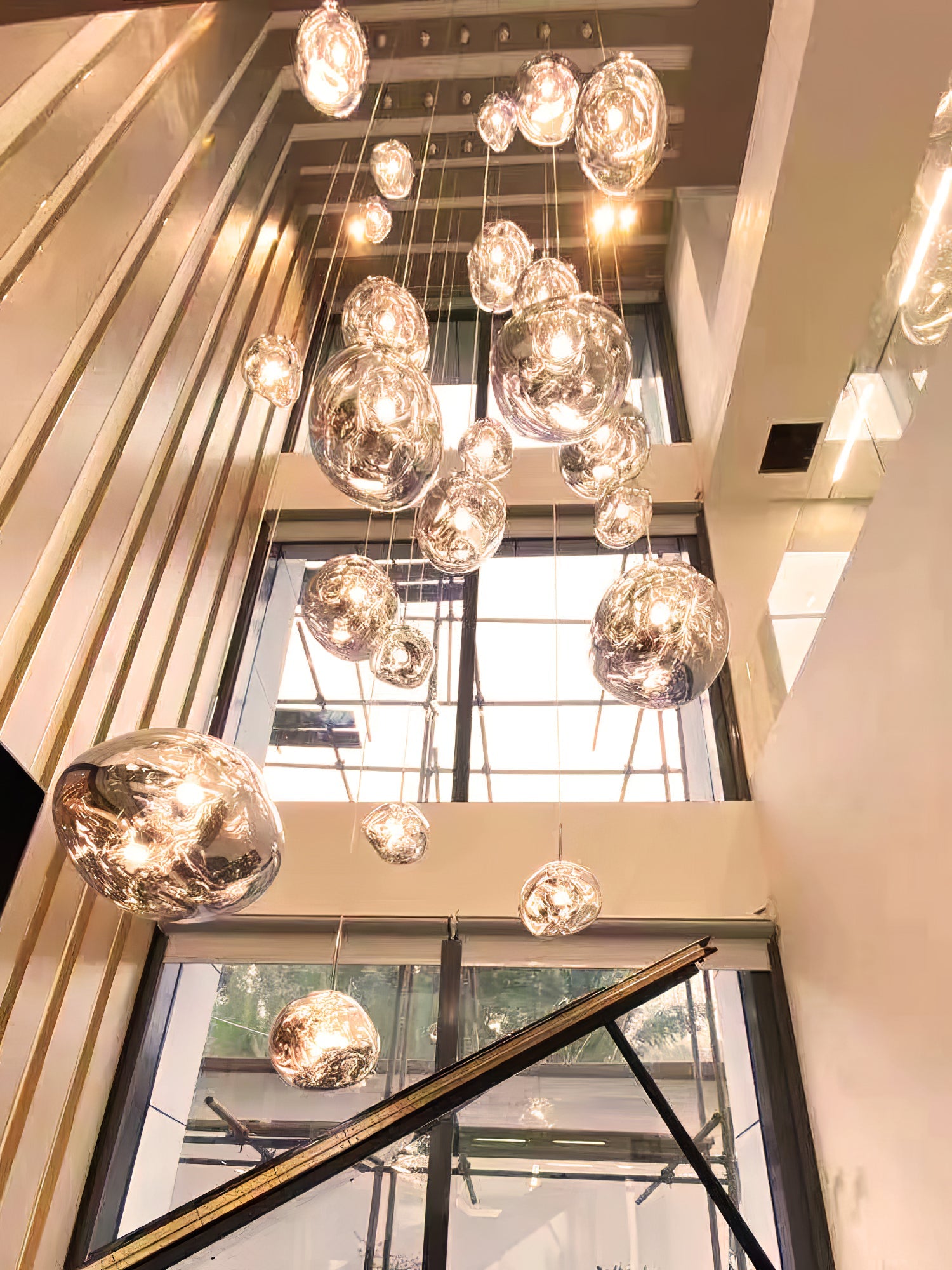 Multi Lava Round Pendant Lamp - Lumpaz