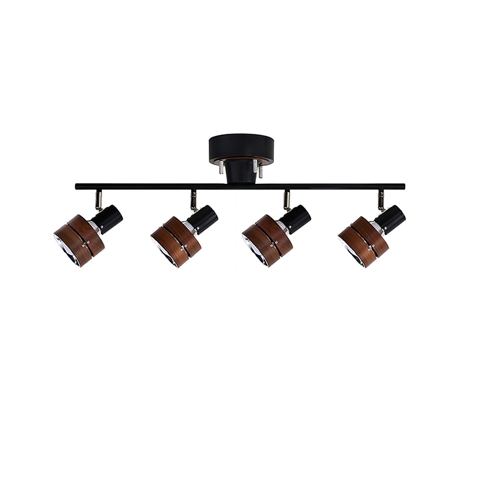 Wooden Adjustable Spot Ceiling Lamp - Lumpaz