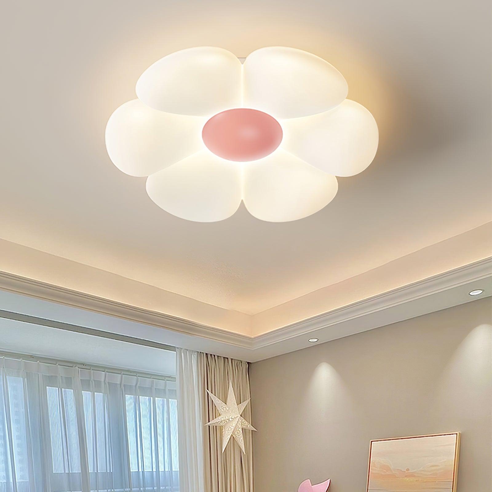 Six-leaf Flower Kids Room Ceiling Lamp - Lumpaz