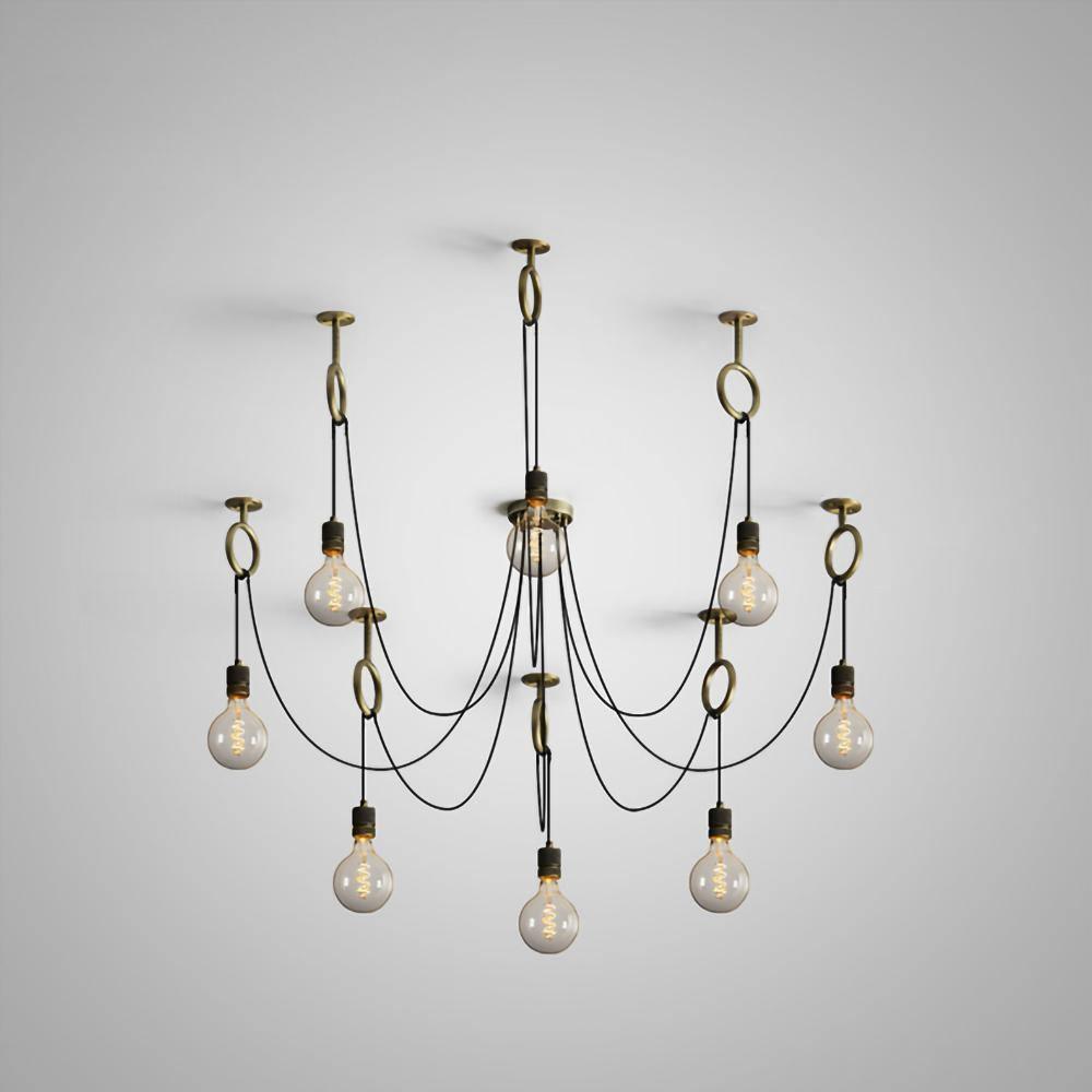 Industrial Spider Chandelier - Lumpaz