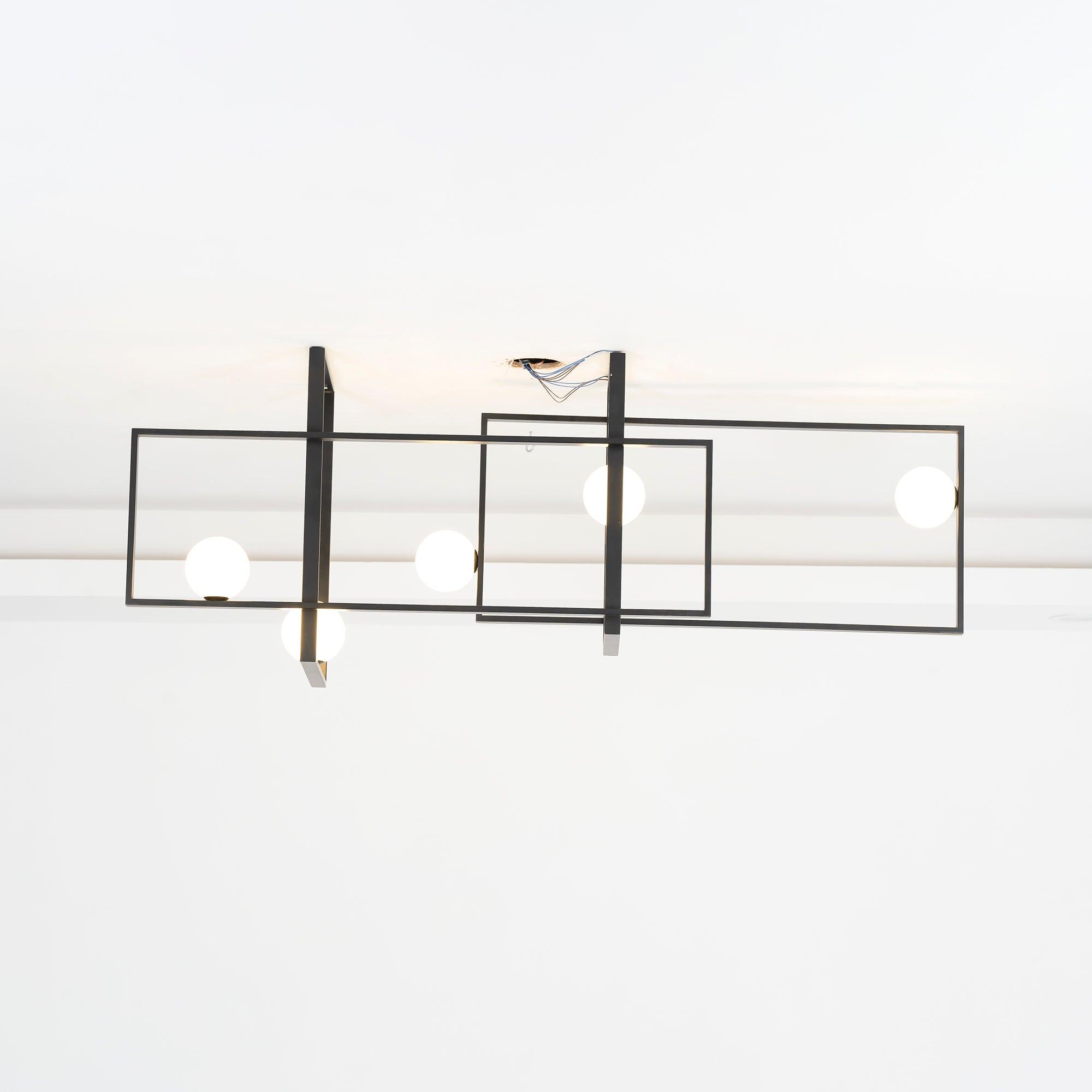 Mondrian Glass Ceiling Light - Lumpaz