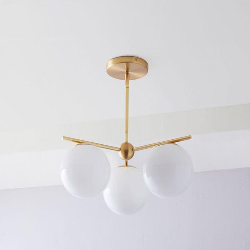 Sphere & Stem Chandelier - Lumpaz