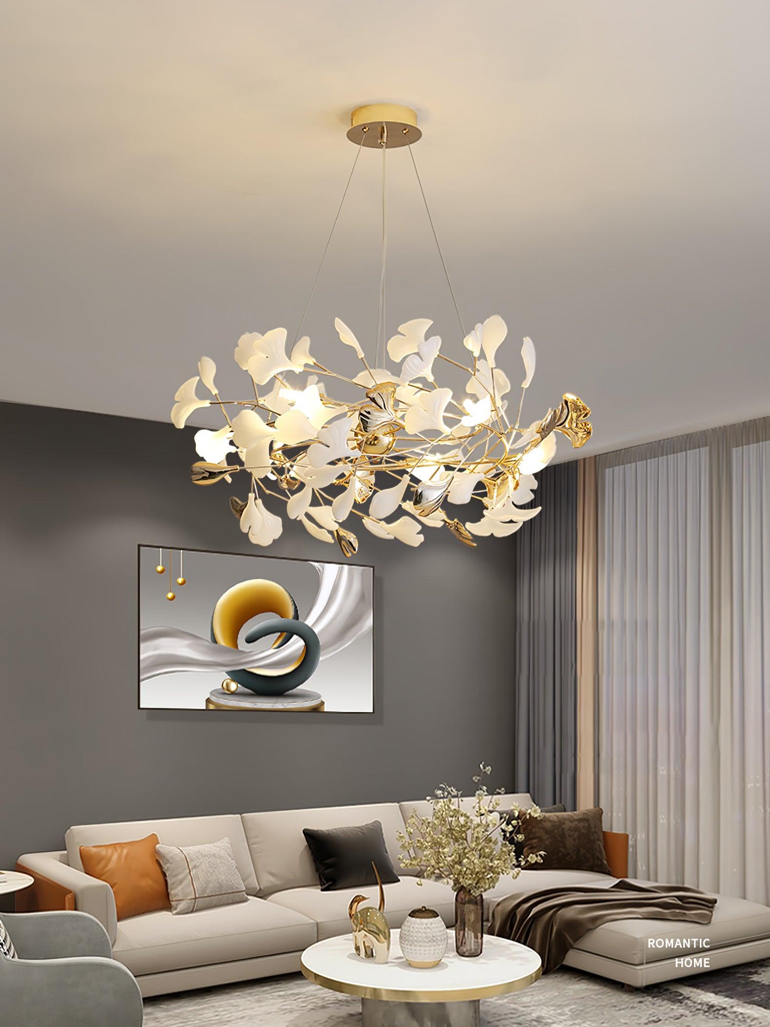 Gingko Chandelier H - Lumpaz