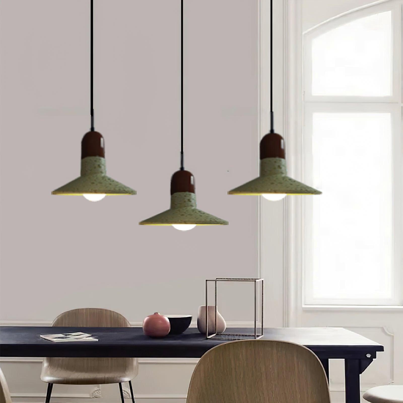 Revi Cement Pendant Light - Lumpaz