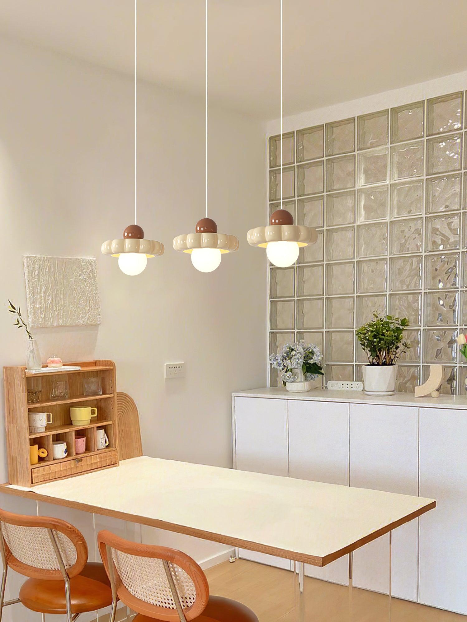 Cream Cloud Pendant Lamp - Lumpaz