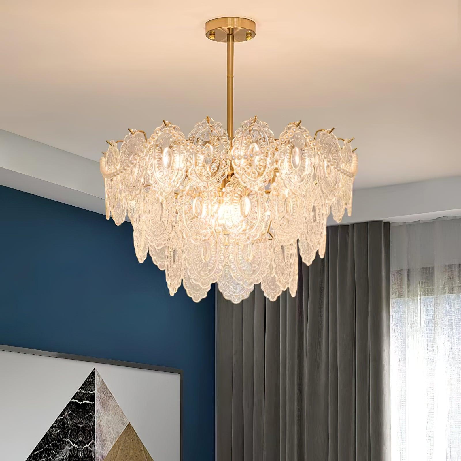 Wave Pearl Chandelier - Lumpaz