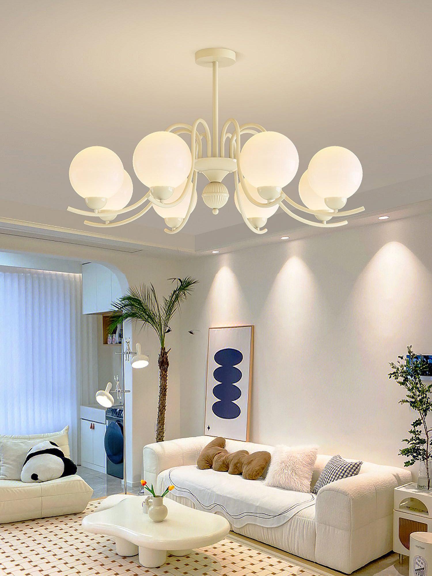 Vanilla Ball Chandelier - Lumpaz