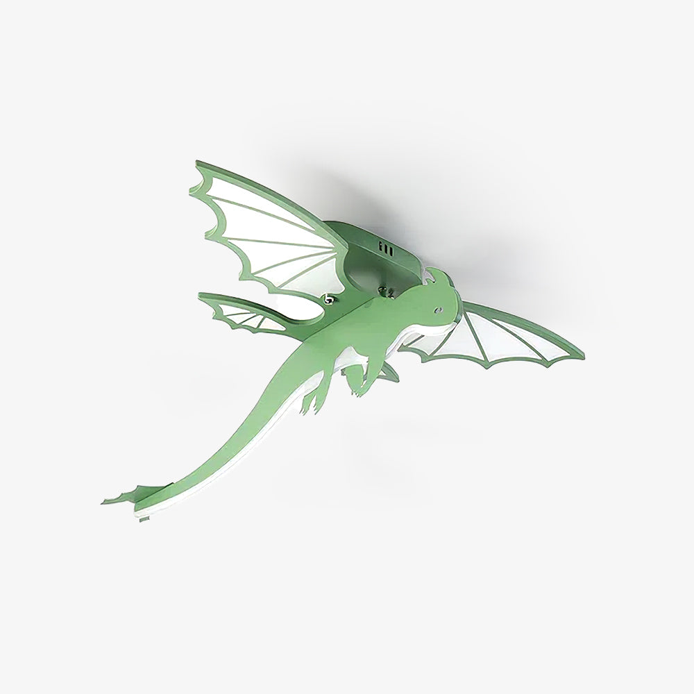 Green Dinosaur Ceiling Light - Lumpaz