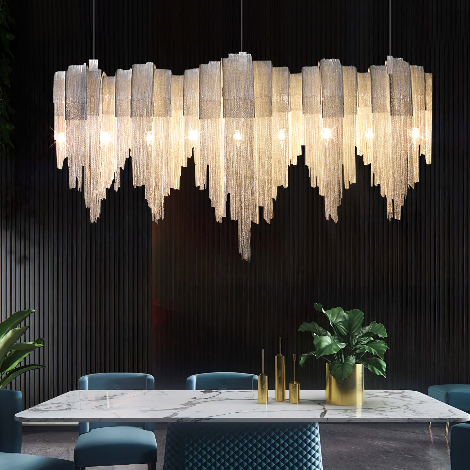 Length Chains Chandelier - Lumpaz