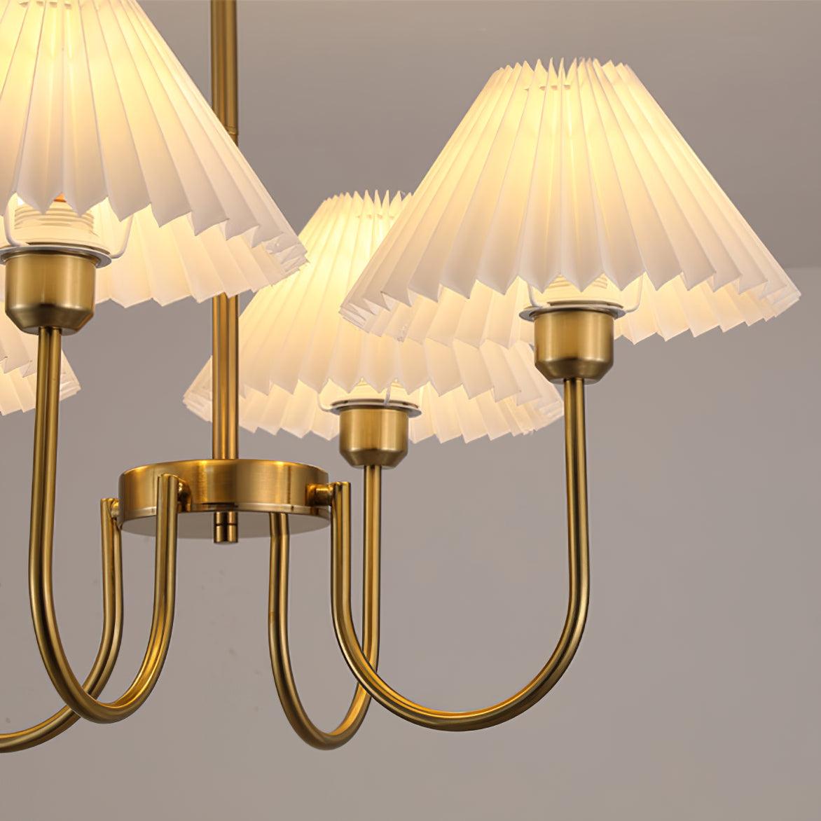 Lenore Pleated Chandelier - Lumpaz