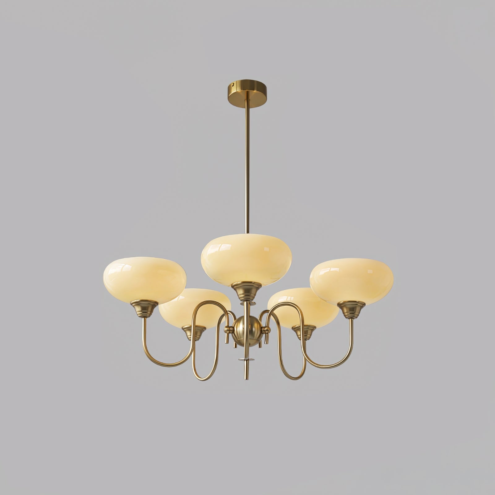 Creamy Persimmon Chandelier - Lumpaz