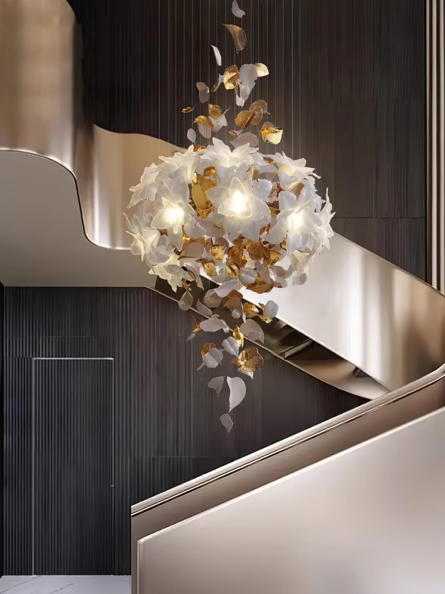 Flying Flowers Fluttering Chandelier - Lumpaz