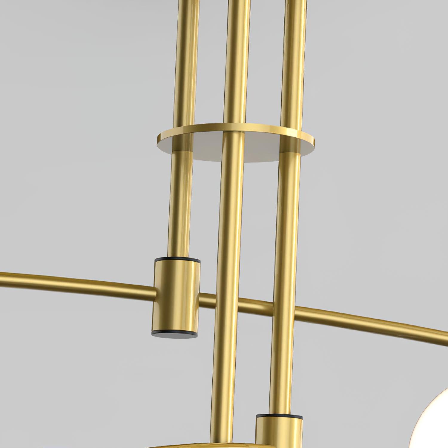 Modern Long Arm Chandelier - Lumpaz