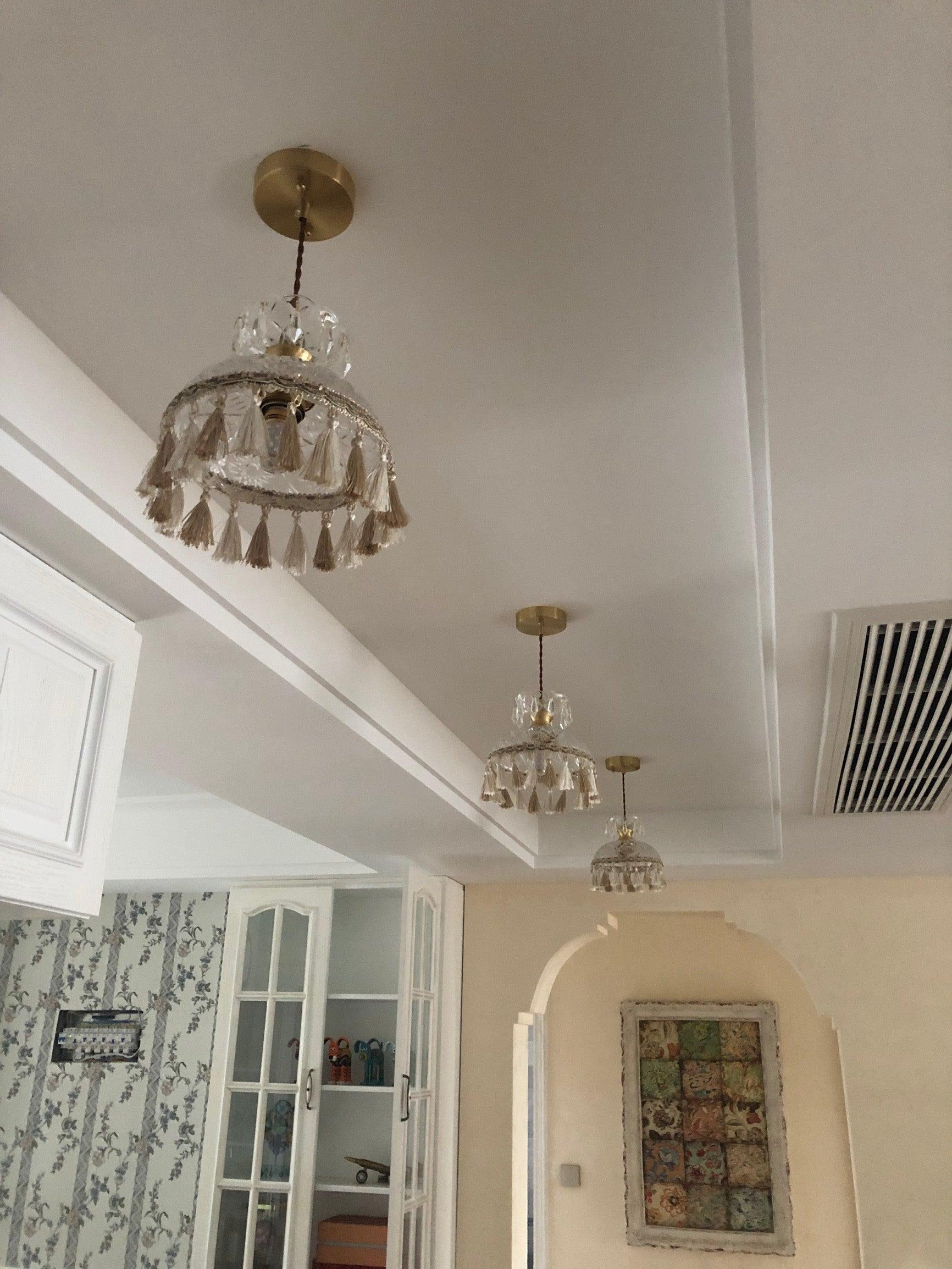 Bowl Tassel Pendant Light - Lumpaz