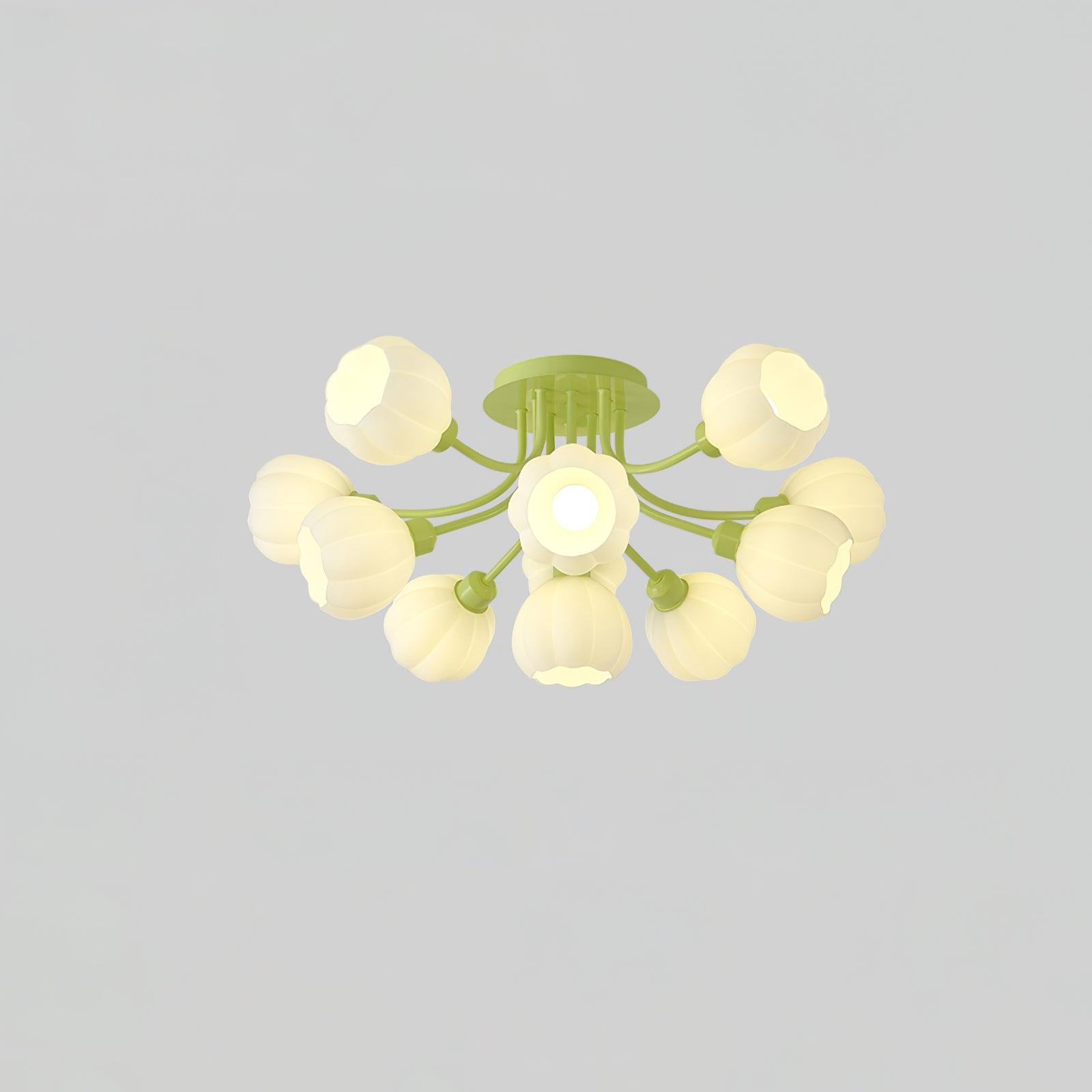 Pumpkin Matcha Ceiling Lamp - Lumpaz