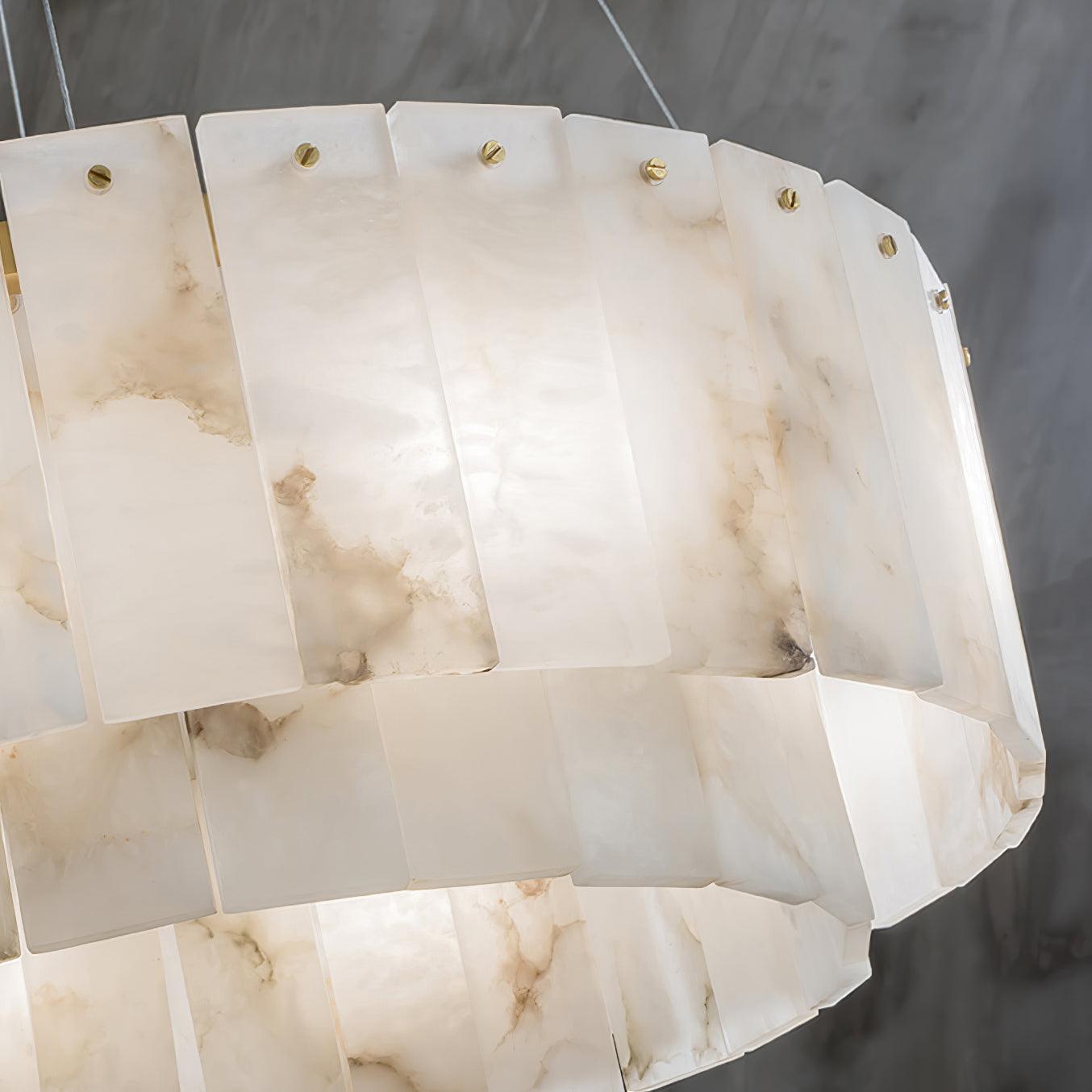 Rock Alabaster Chandelier - Lumpaz