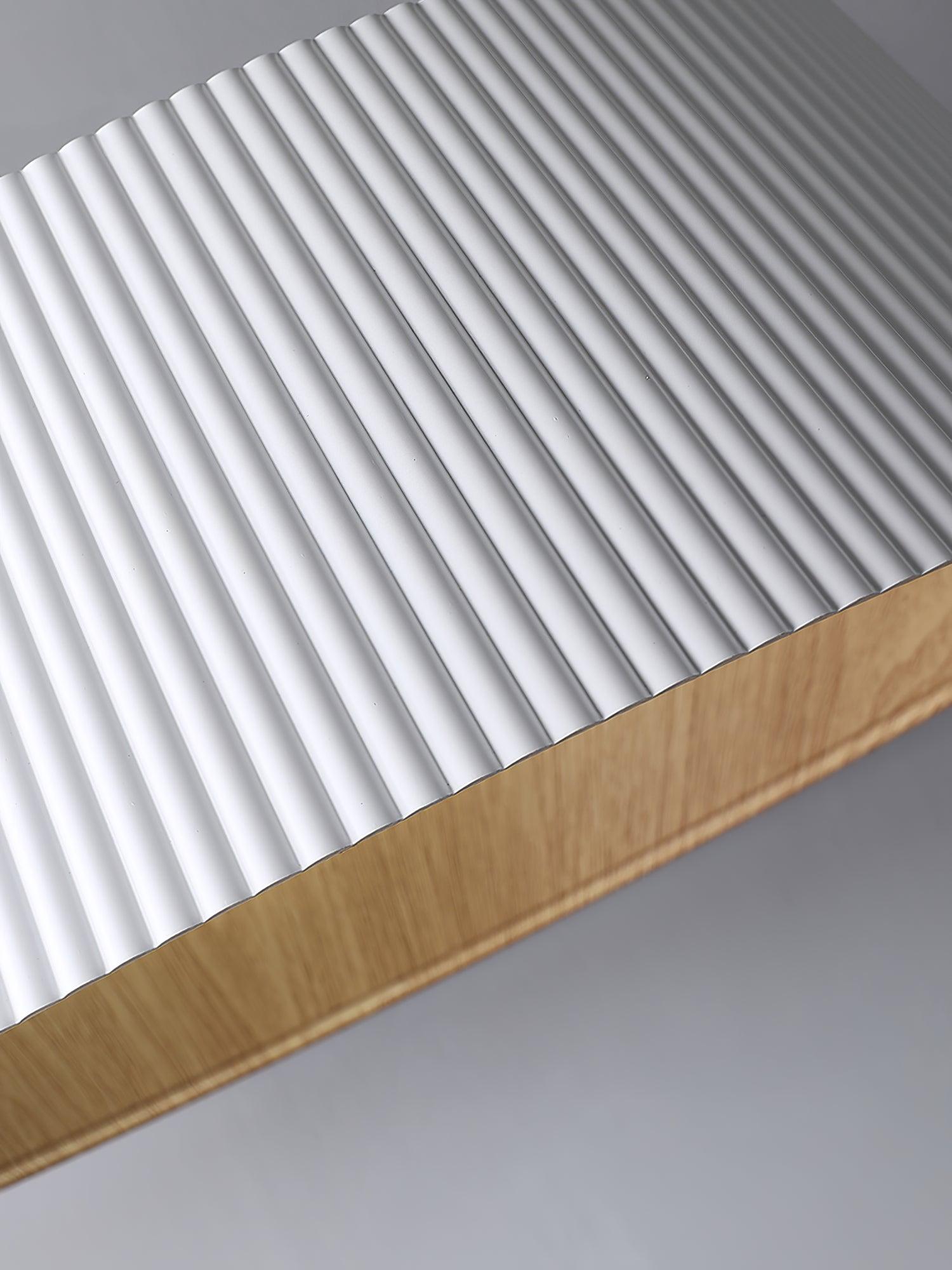 Modern Ribbed Ceiling Light - Lumpaz