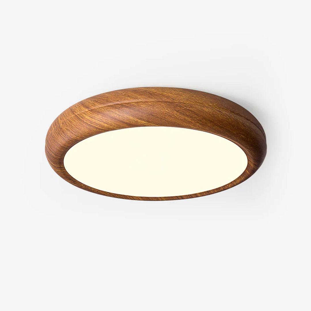 Wood Grain Round Ceiling Lamp - Lumpaz