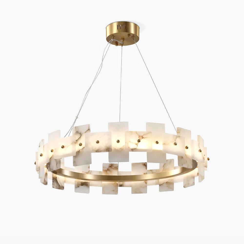 Alabaster Halo Chandelier - Lumpaz