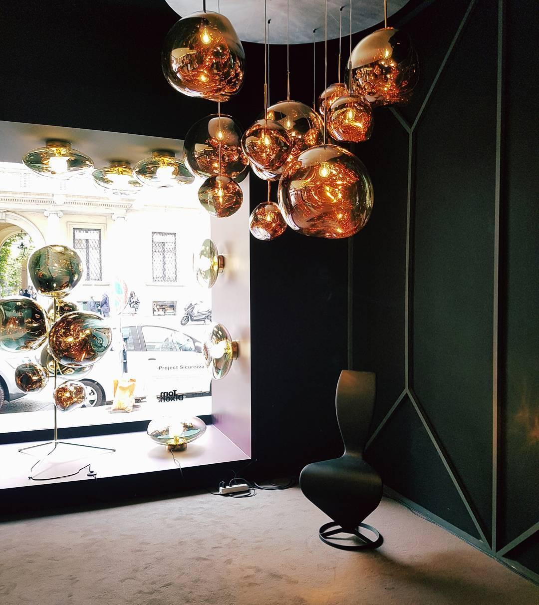 Multi Lava Round Pendant Lamp - Lumpaz