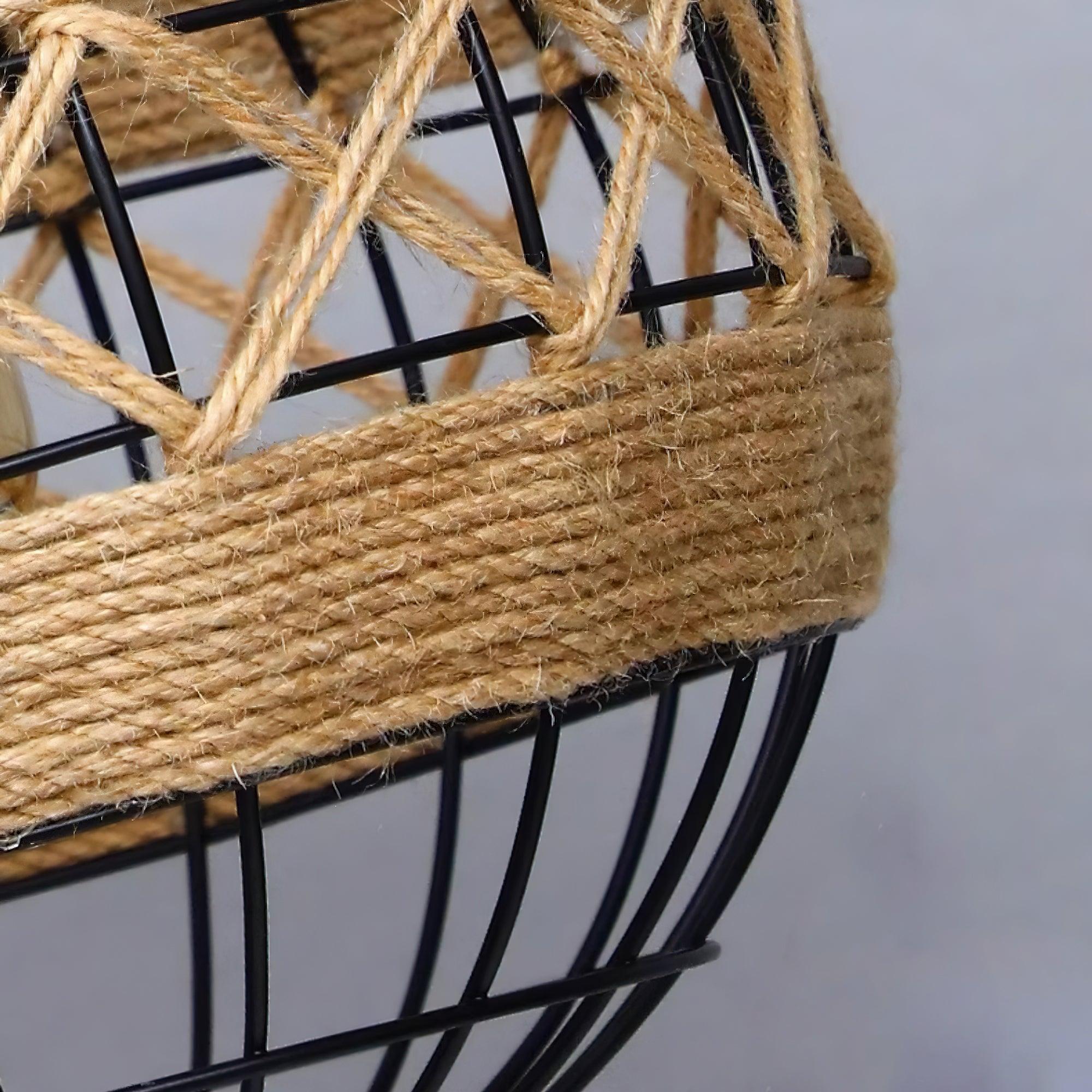 Retro Hemp Rope Interesting Pendant Light - Lumpaz