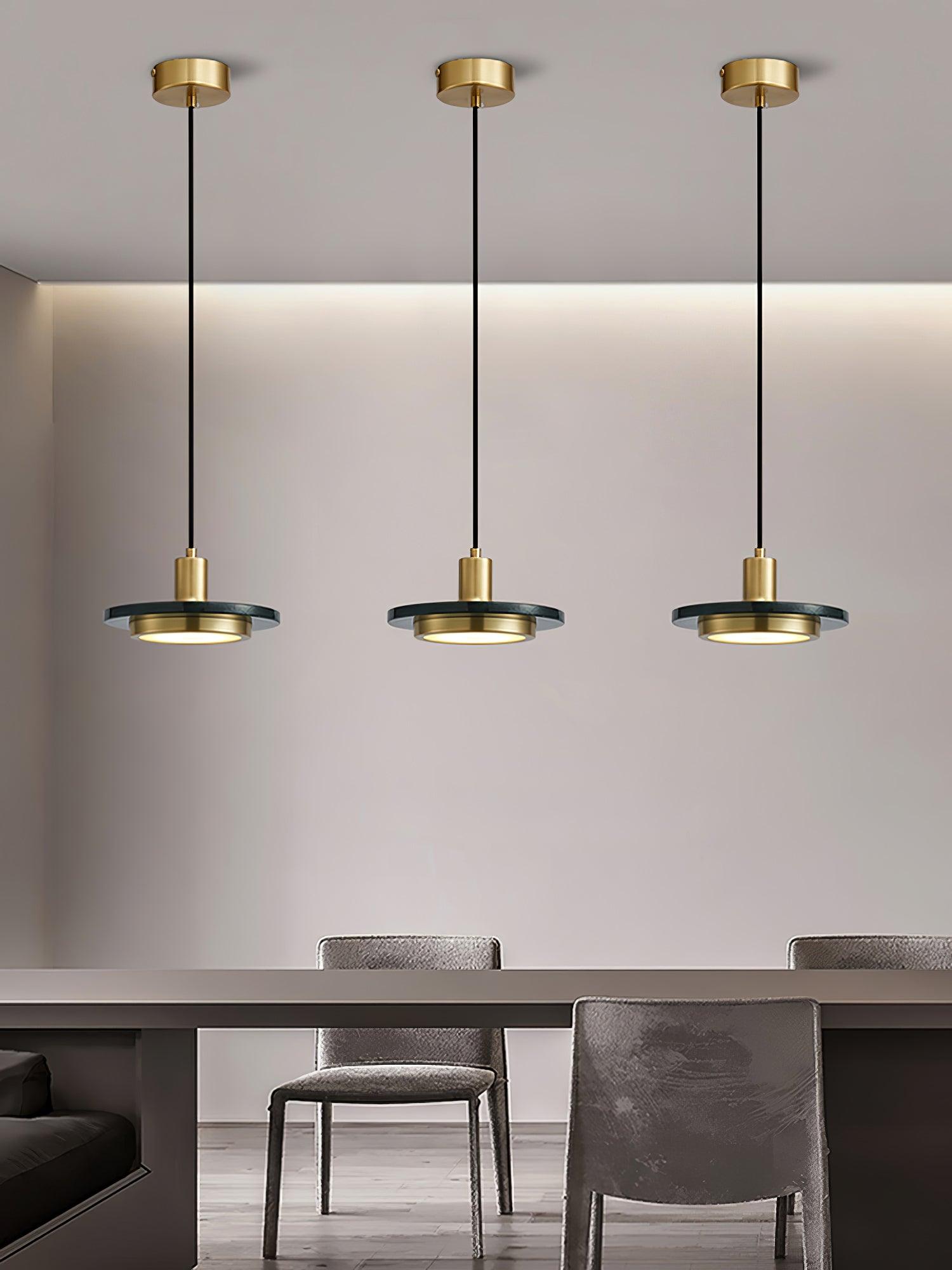 Double Circle Pendant Light - Lumpaz