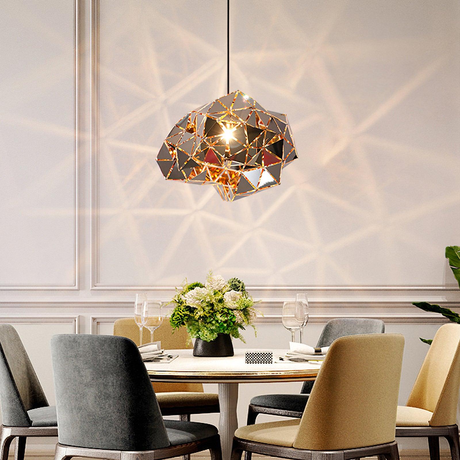 Geometric Panel Pendant Lamp - Lumpaz