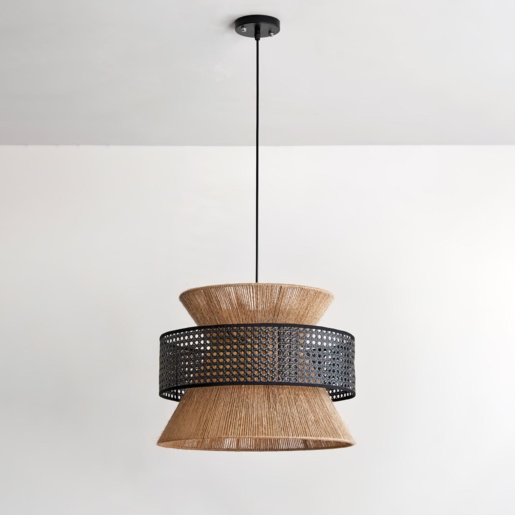 Rattan Bamboo Pendant Lamp - Lumpaz