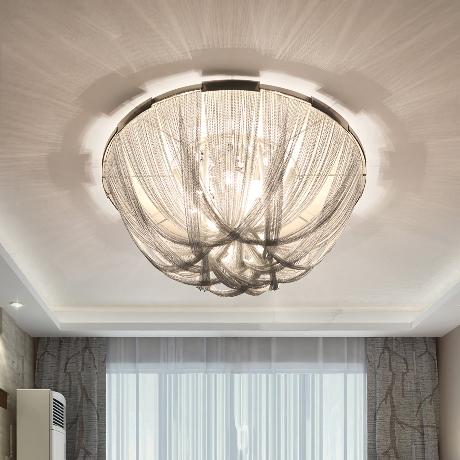 Tassel Aluminum Chain Ceiling Light - Lumpaz