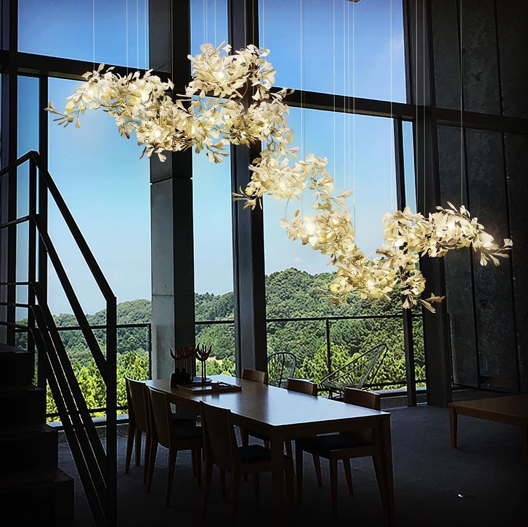 Gingko Chandelier C - Lumpaz
