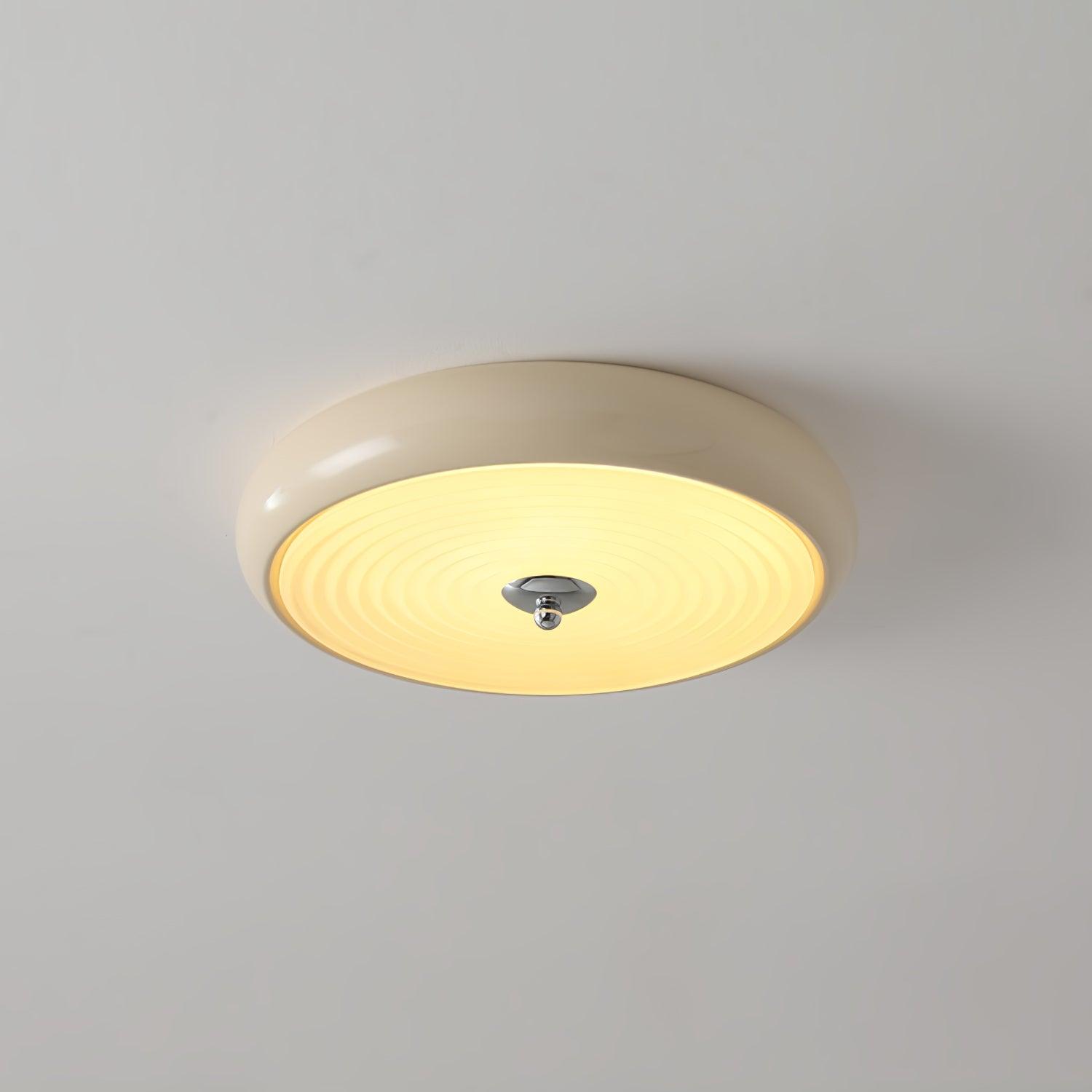 Ripple Cream Ceiling Lamp - Lumpaz