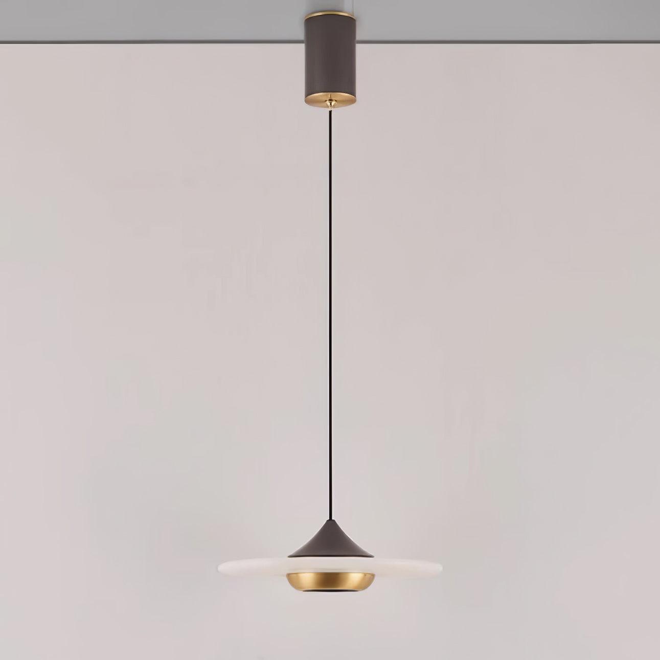 Flying Saucer Marble Pendant Lamp - Lumpaz