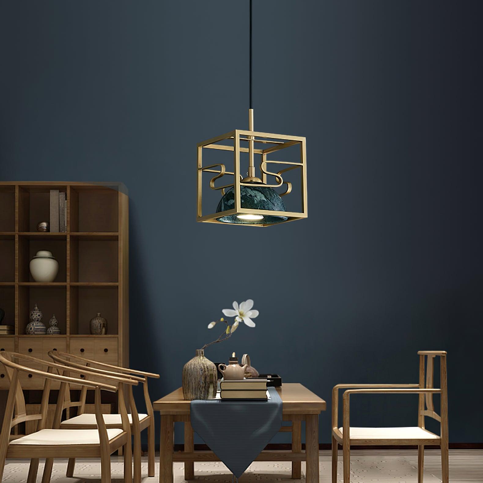 Lantern Square Pendant Lamp - Lumpaz