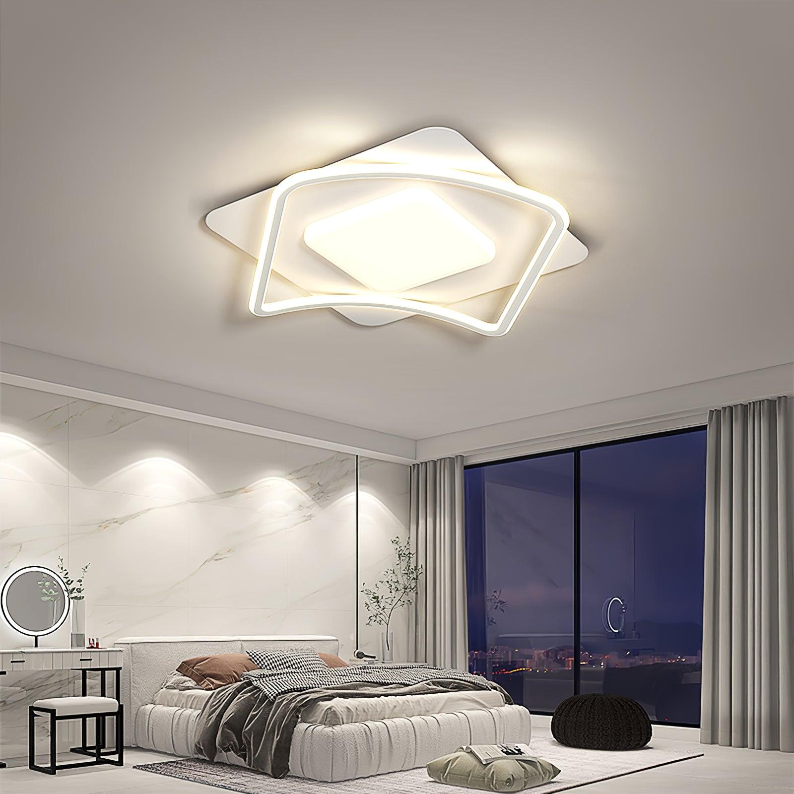 Minimalist Geometry LED Ceiling Light - Lumpaz