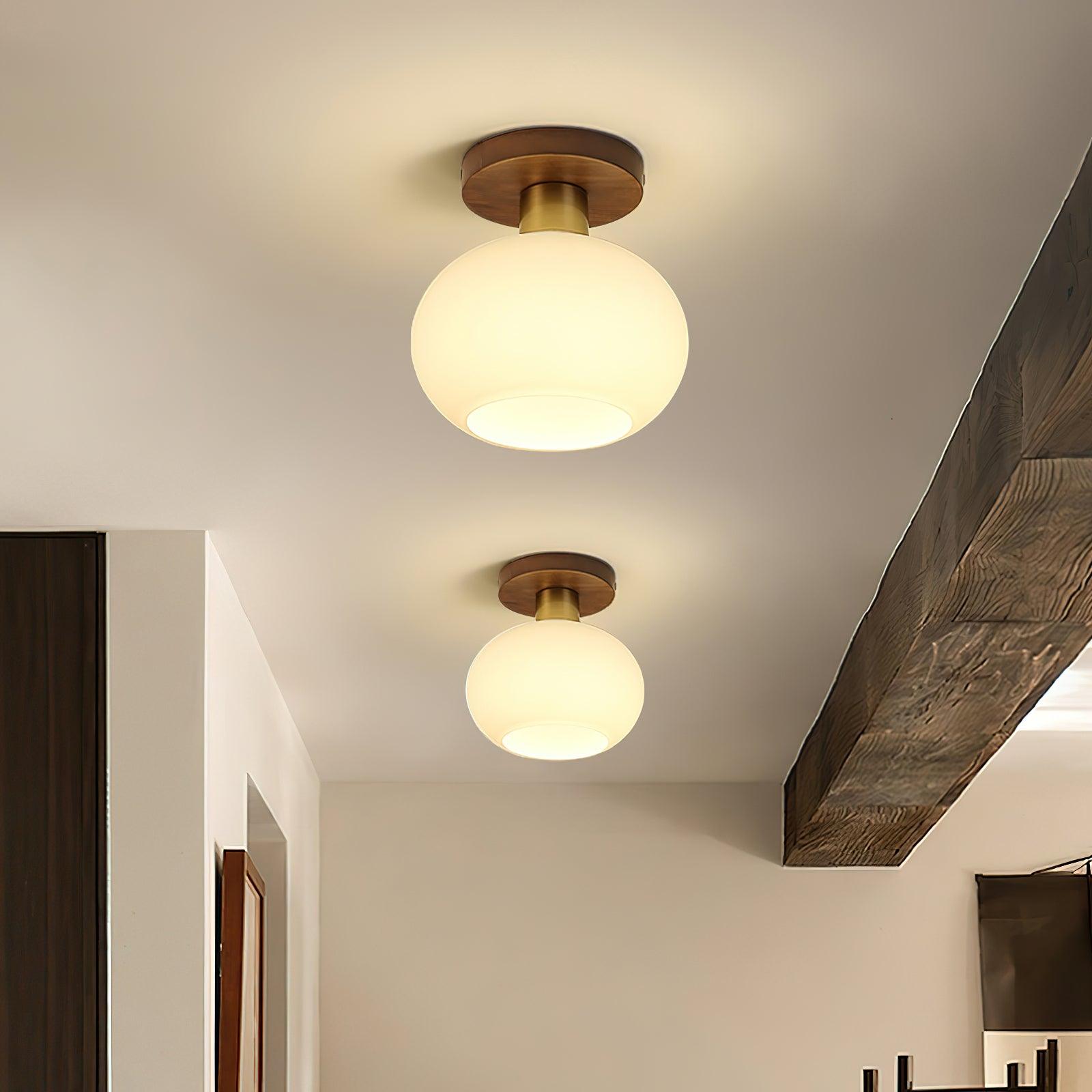 White Shell Ceiling Lamp - Lumpaz