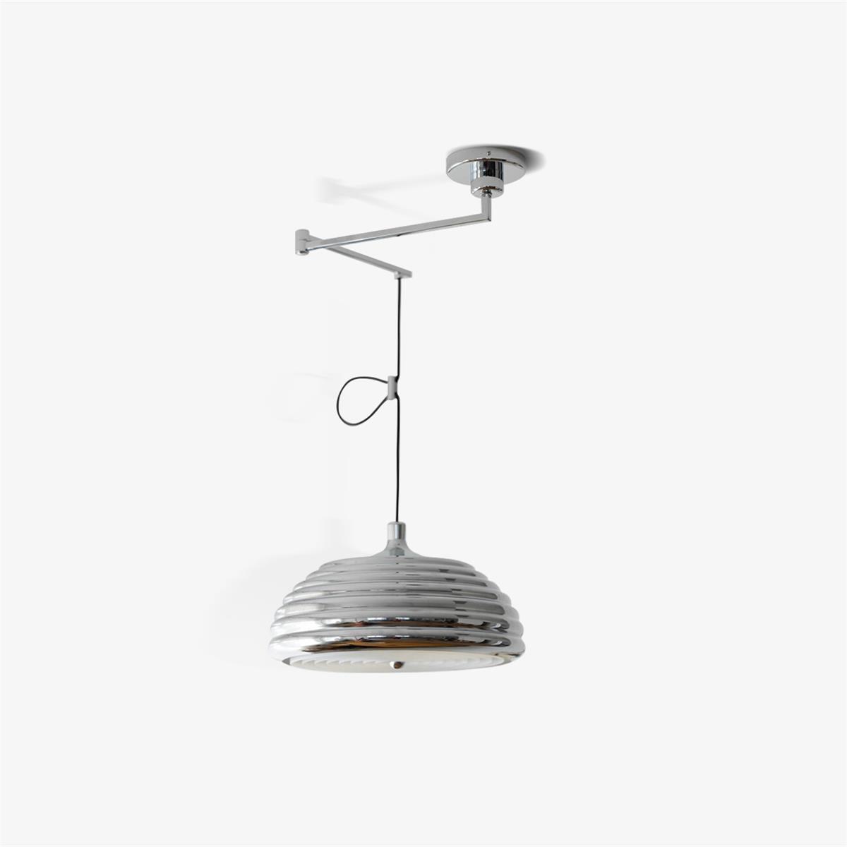 Saturno Chrome Pendant Lamp - Lumpaz