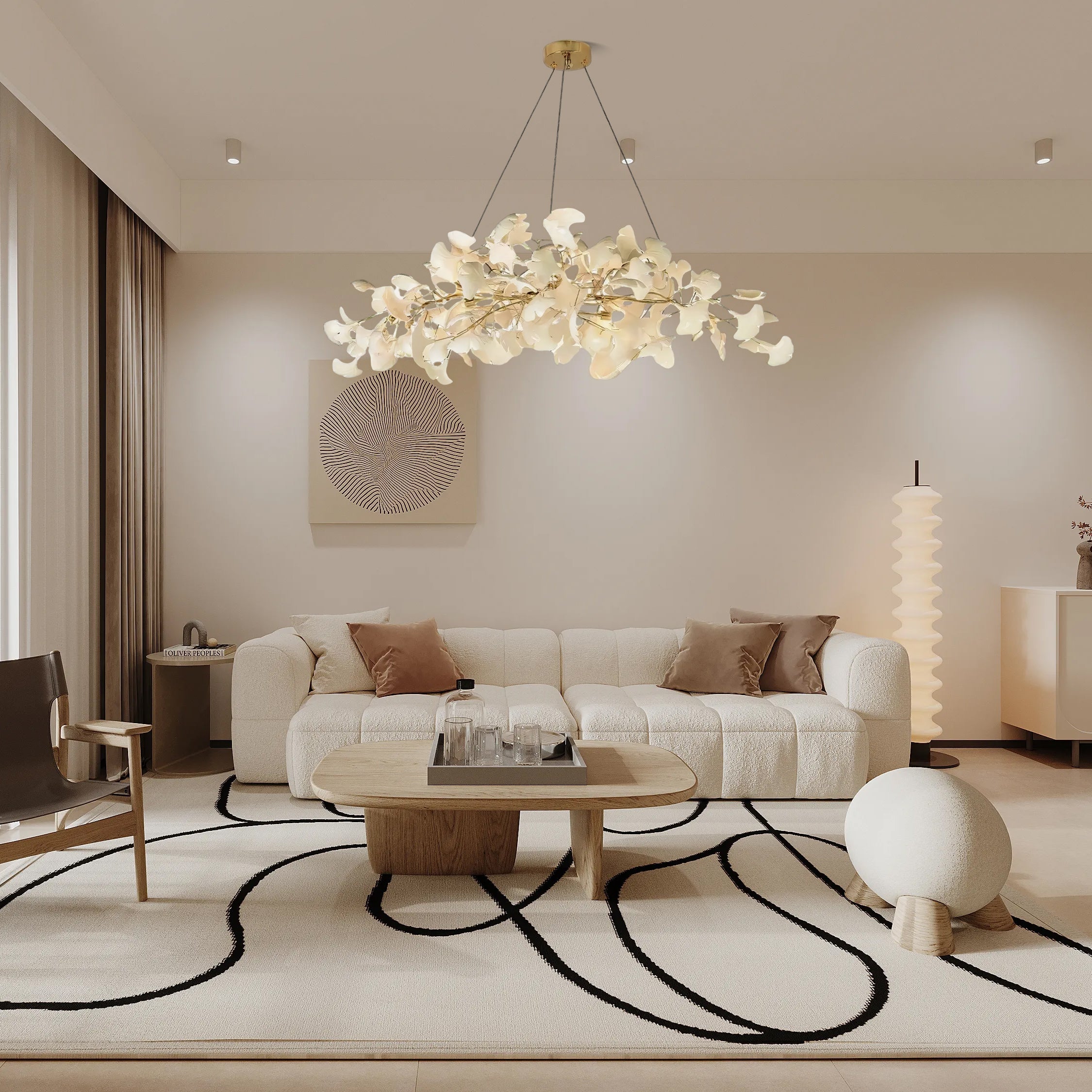 Gingko Chandelier N - Lumpaz