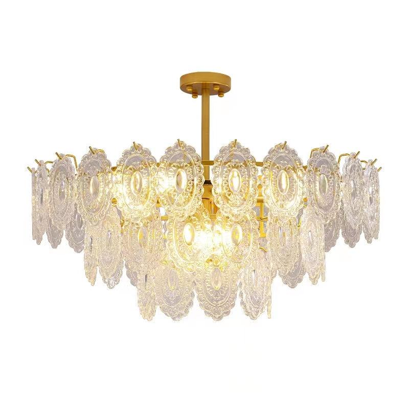 Wave Glass Chandelier - Lumpaz