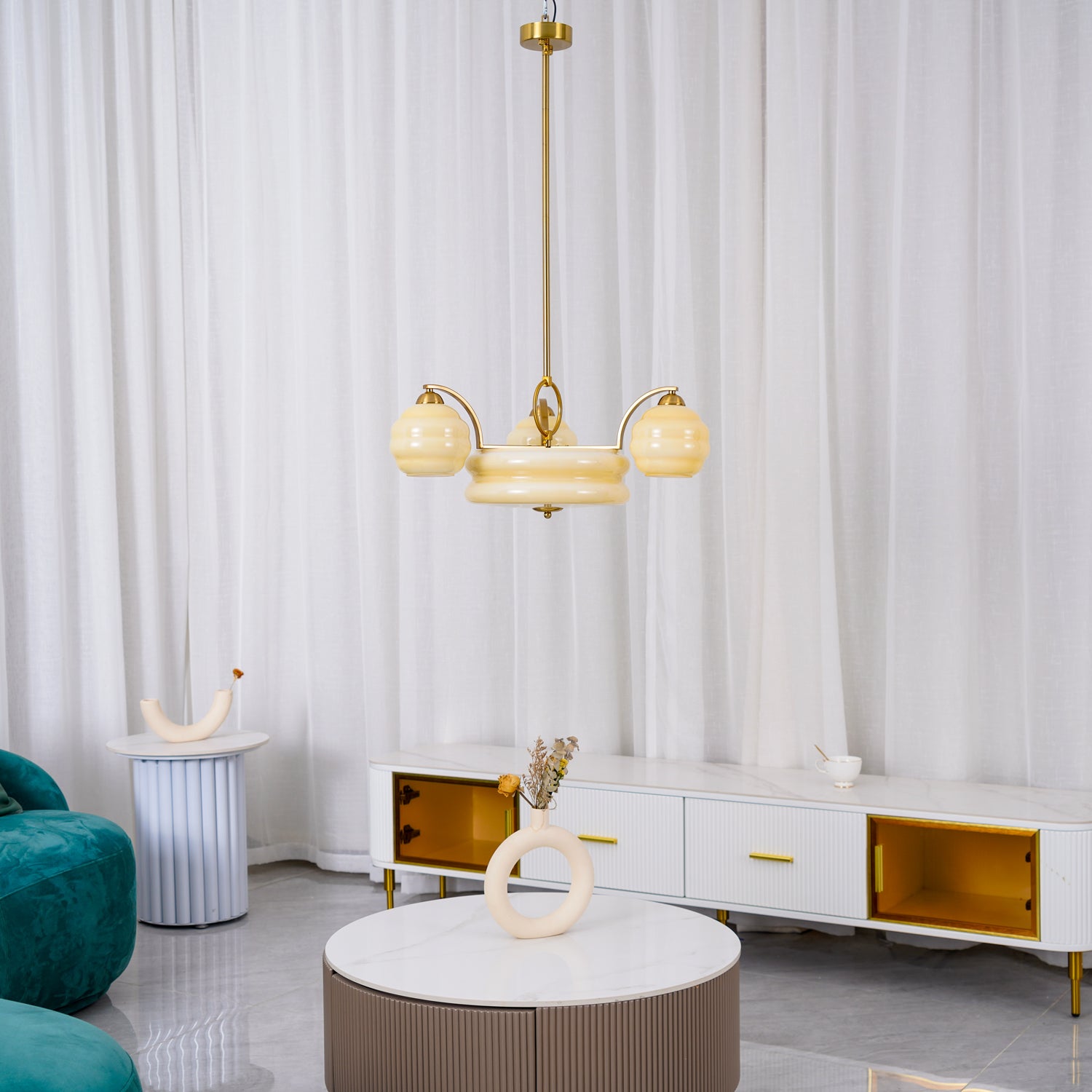 Art Deco Vintage Chandelier - Lumpaz