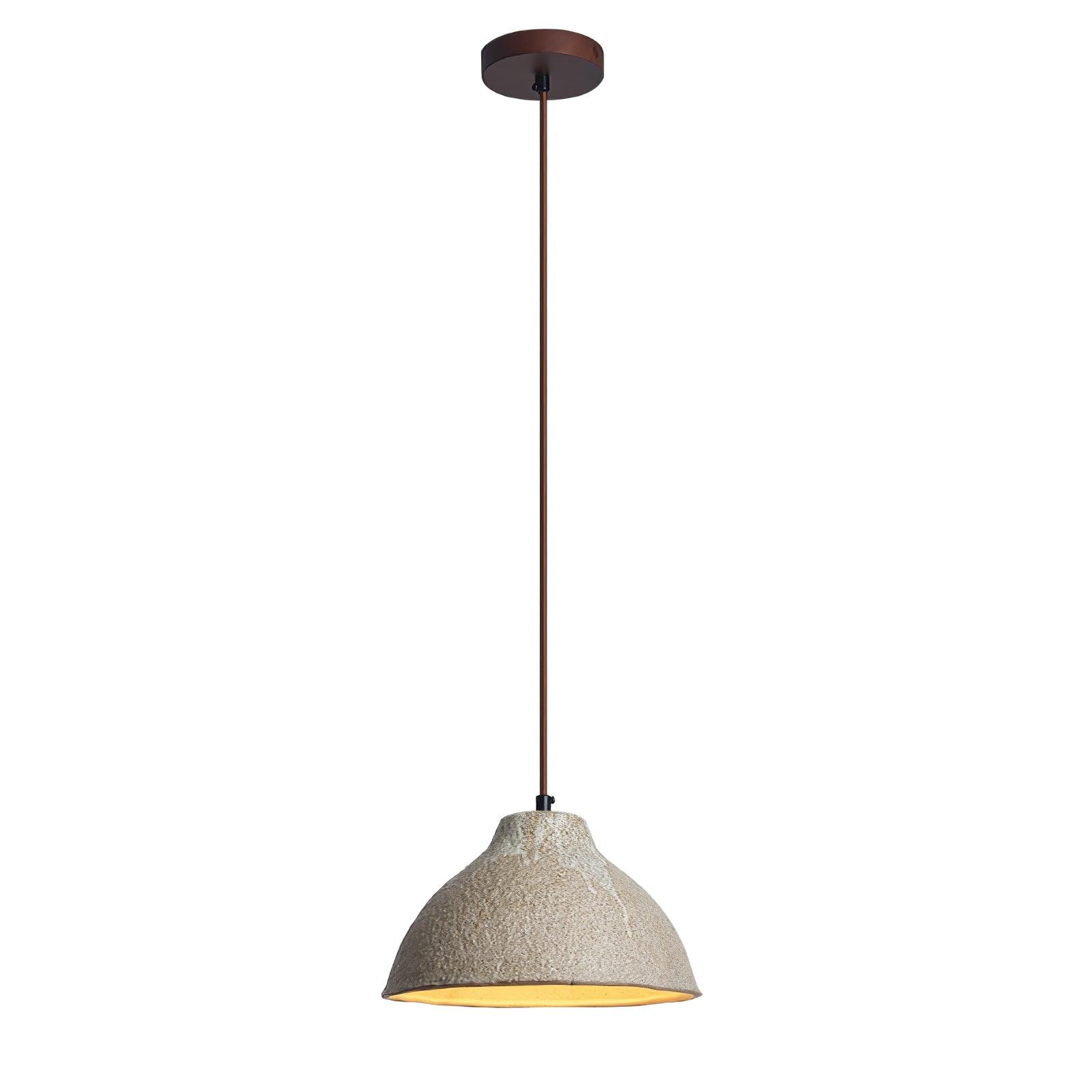Raku Retro Ceramic Pendant Lamp - Lumpaz