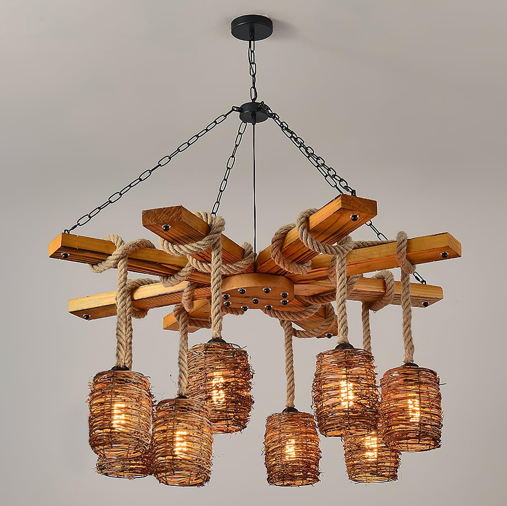 Vintage Farmhouse Chandelier - Lumpaz