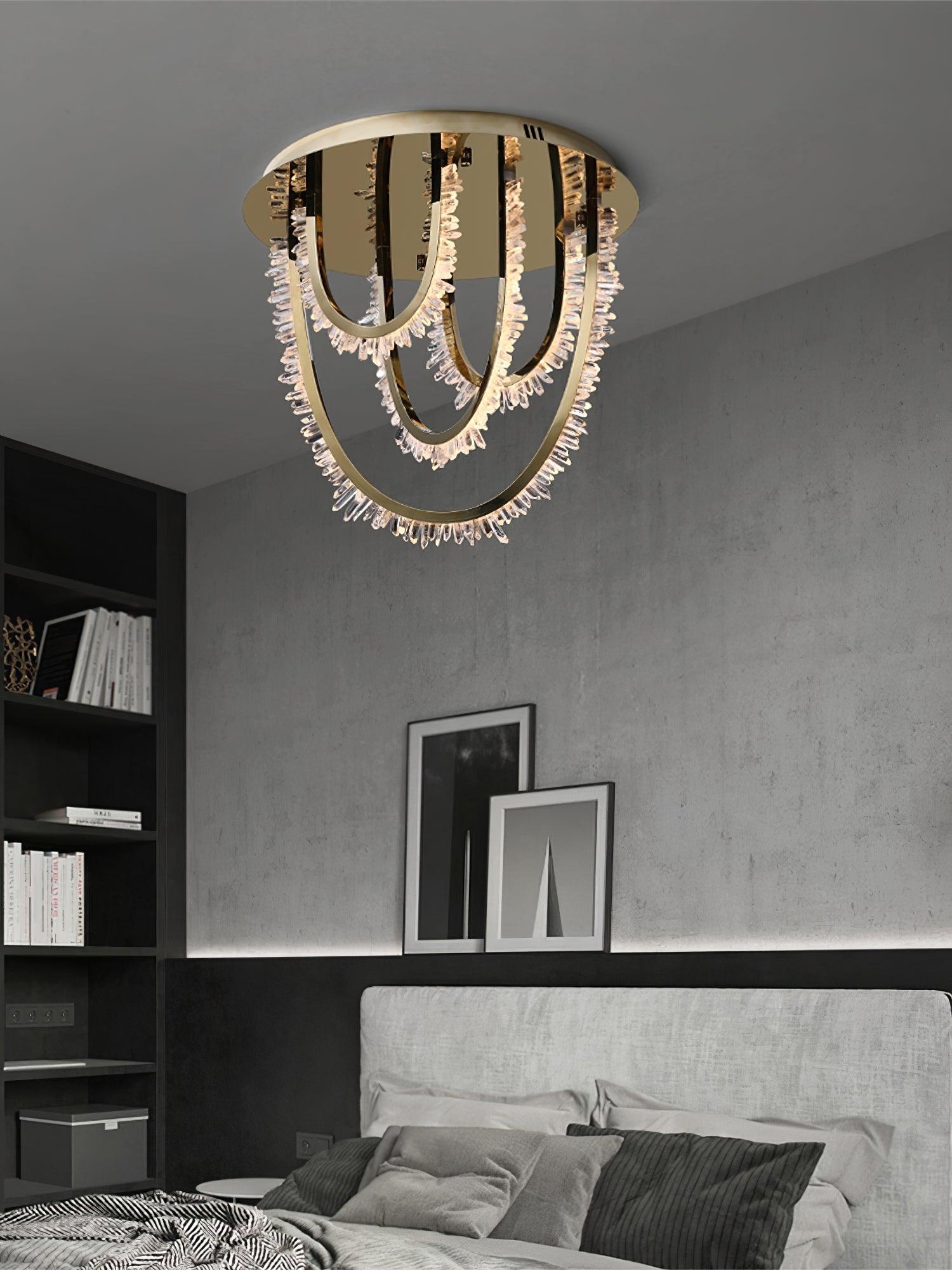 Crystal Corde Ceiling Light - Lumpaz