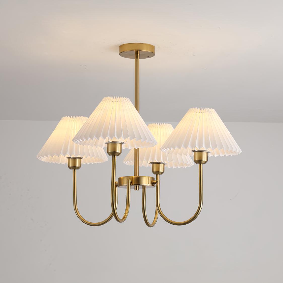Lenore Pleated Chandelier - Lumpaz
