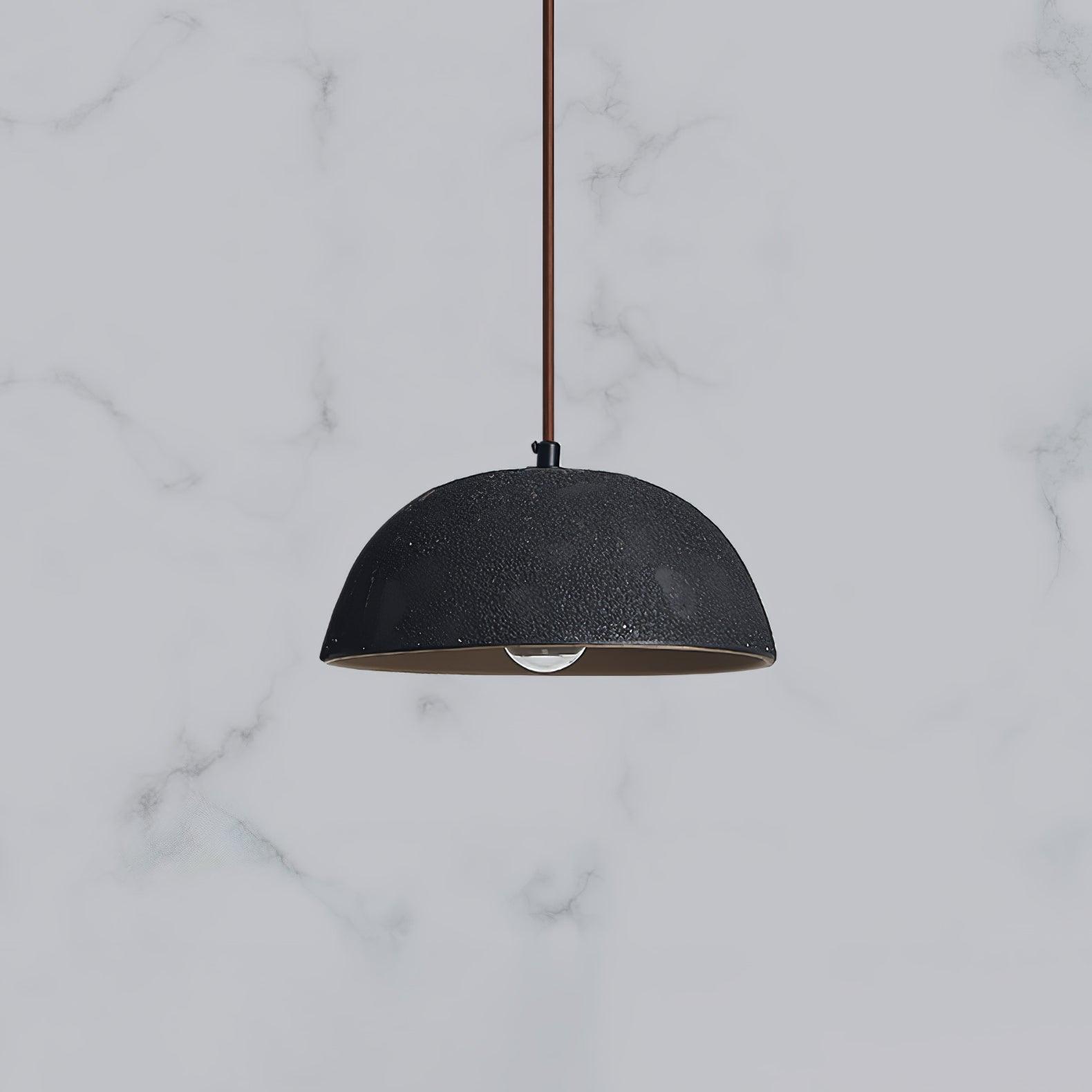 Black Arch Ceramic Pendant Lamp - Lumpaz